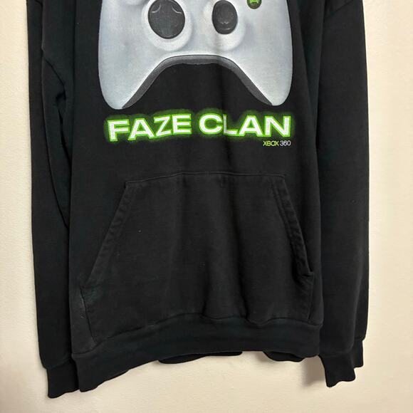 RARE! Faze Clax x Xbox 360 Controller Hoodie Mens Size XL - Picture 4 of 7